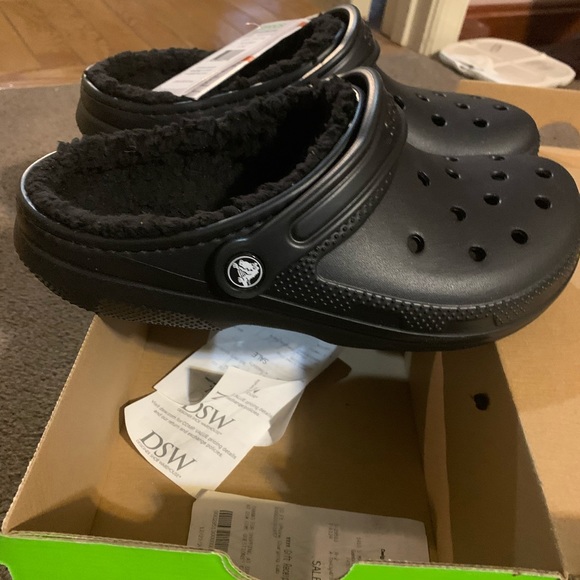 CROCS Shoes - Fleece lined Crocs.  New